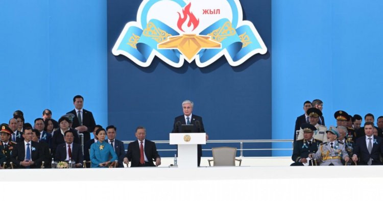 Президент Жеңіс күнімен құттықтады